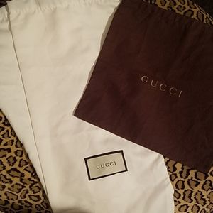 GUCCI Set of Shoe/Dust Bags